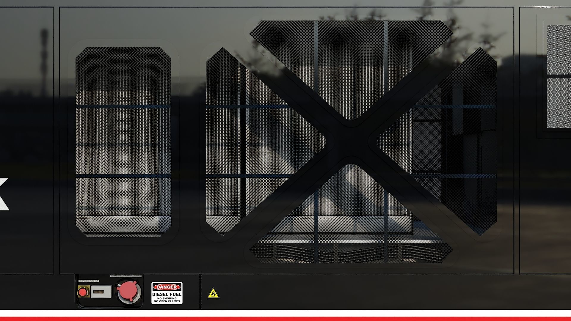 Locomotive Siemens Charger ALC-42 Low-poly 3D model_27