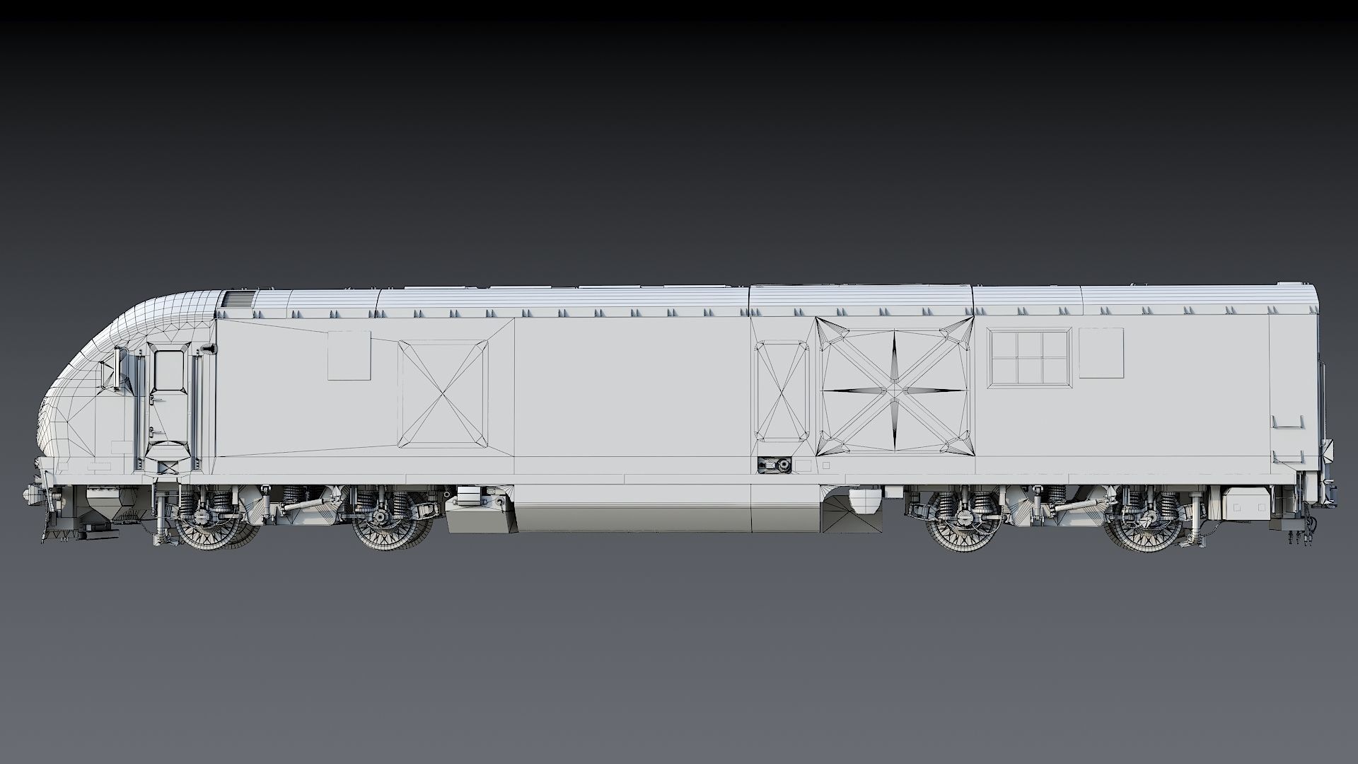 Locomotive Siemens Charger ALC-42 Low-poly 3D model_40