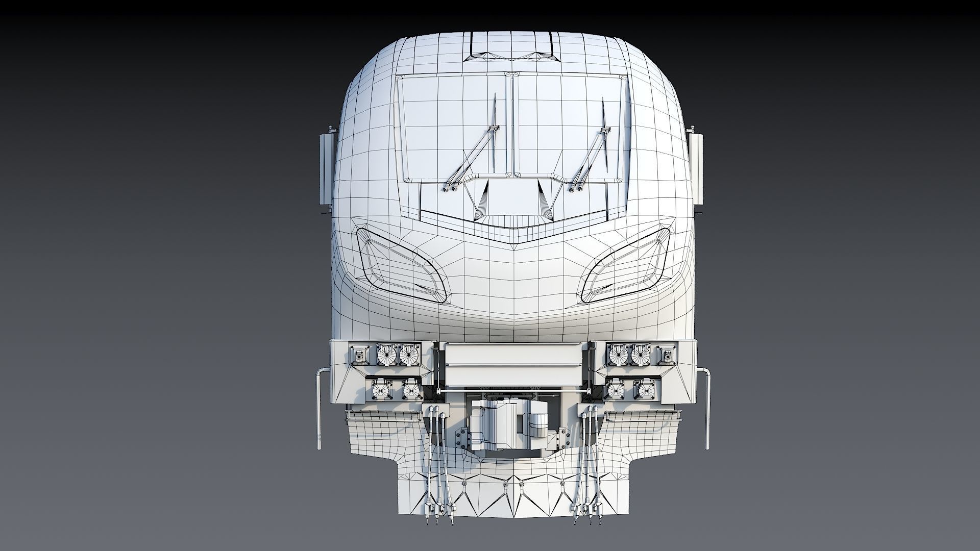 Locomotive Siemens Charger ALC-42 Low-poly 3D model_46