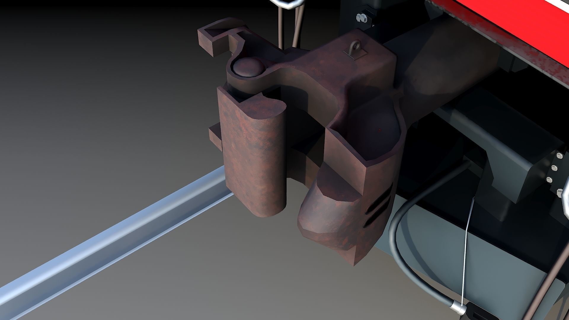 Locomotive Siemens Charger ALC-42 Low-poly 3D model_32