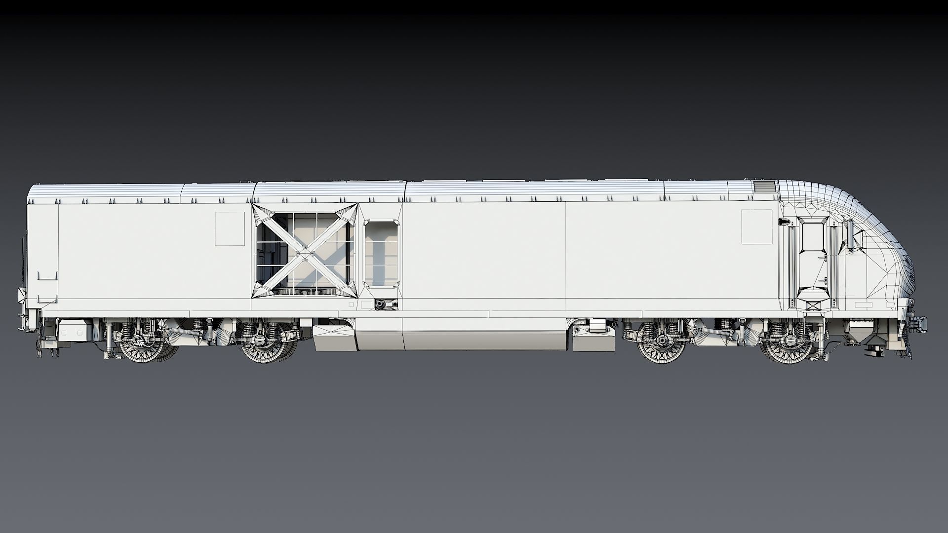Locomotive Siemens Charger ALC-42 Low-poly 3D model_44
