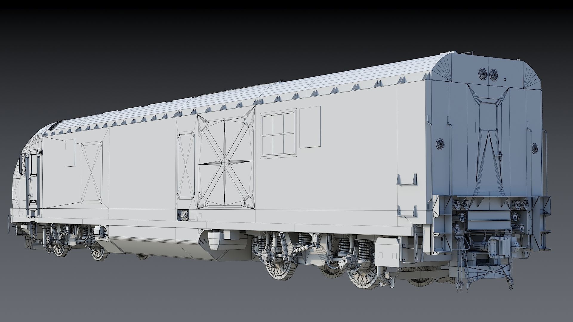 Locomotive Siemens Charger ALC-42 Low-poly 3D model_41