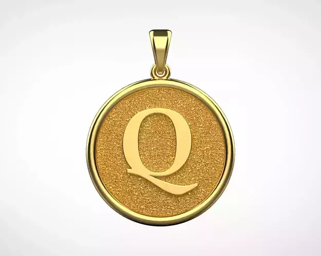 Pendant Letter Q N50