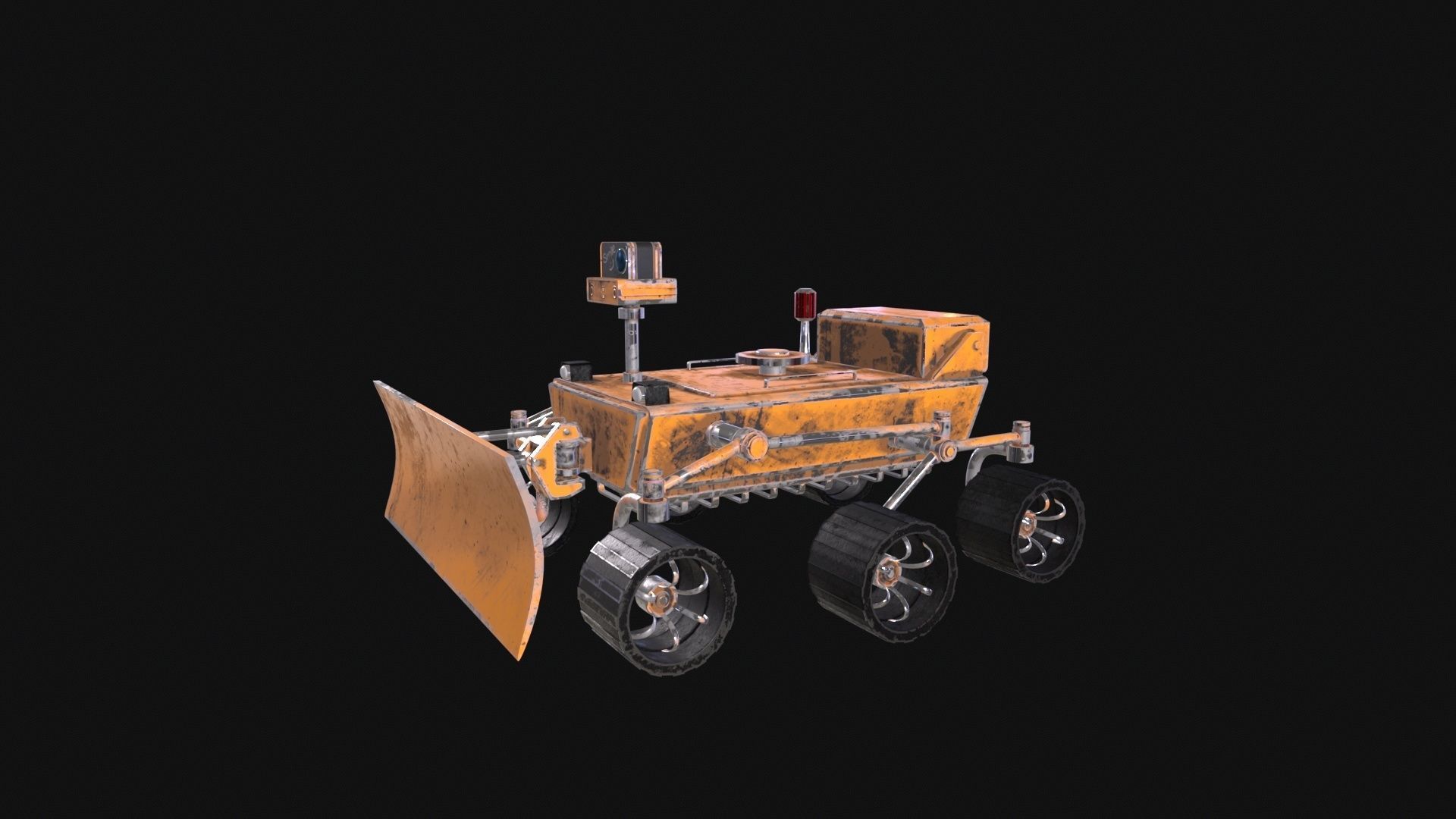 Mars Rover 4 in 1 3D model_7