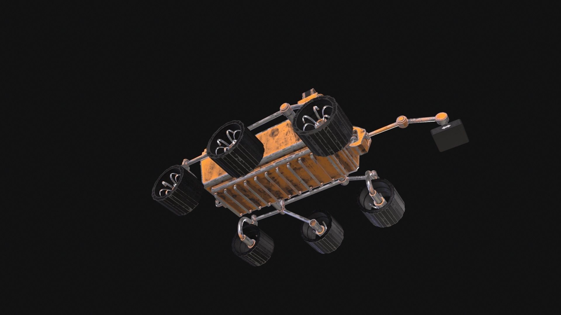 Mars Rover 4 in 1 3D model_14