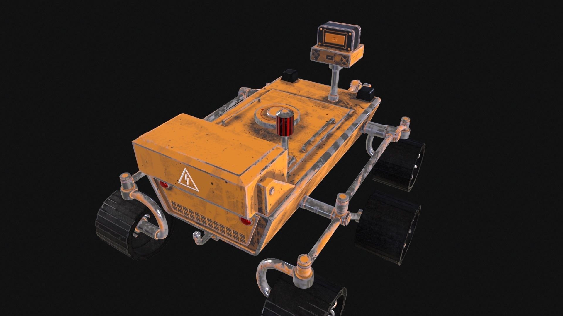 Mars Rover 4 in 1 3D model_9