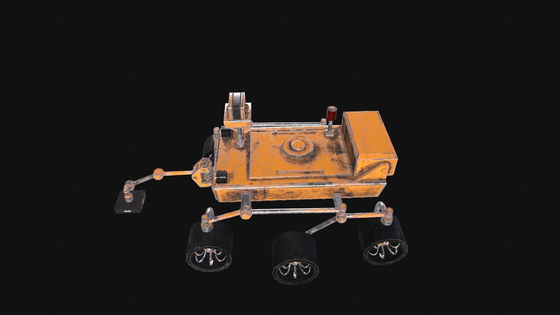 Mars Rover 4 in 1 3D model_6