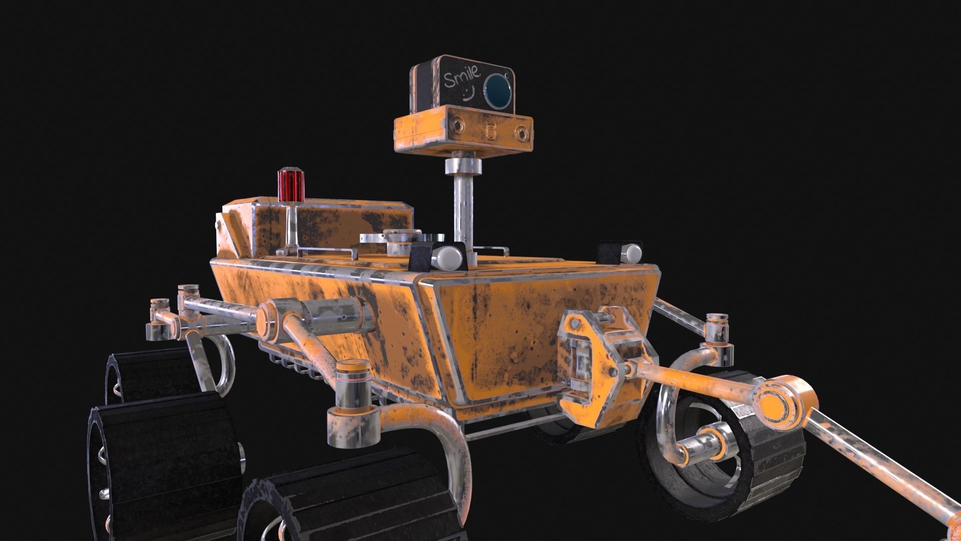 Mars Rover 4 in 1 3D model_12