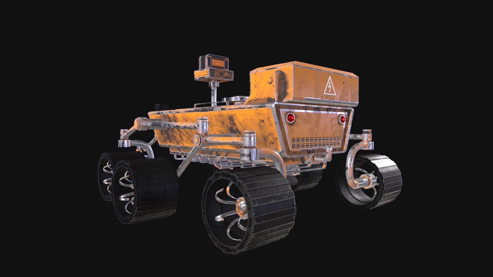 Mars Rover 4 in 1 3D model_15