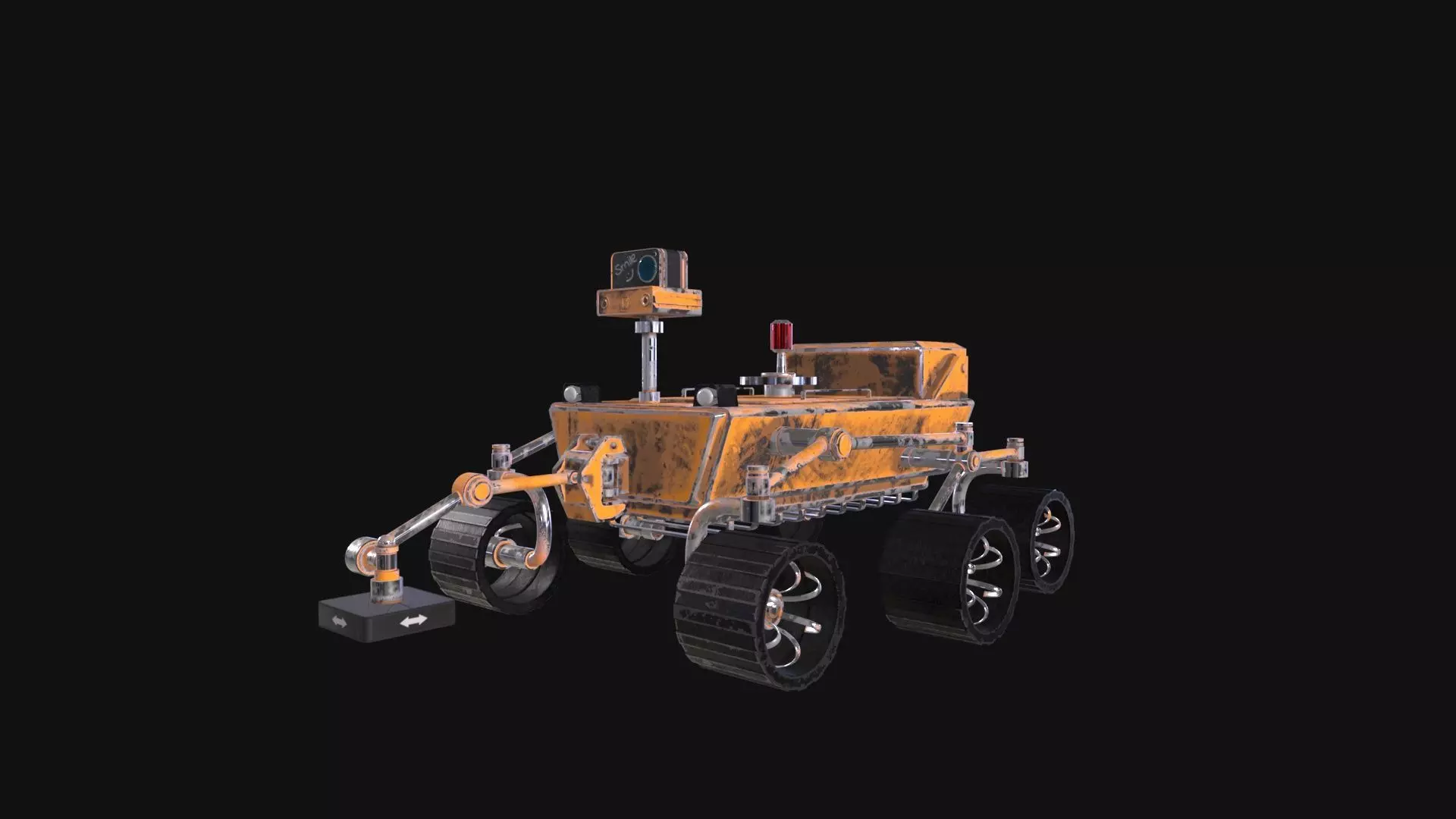 Mars Rover 4 in 1 3D model_0