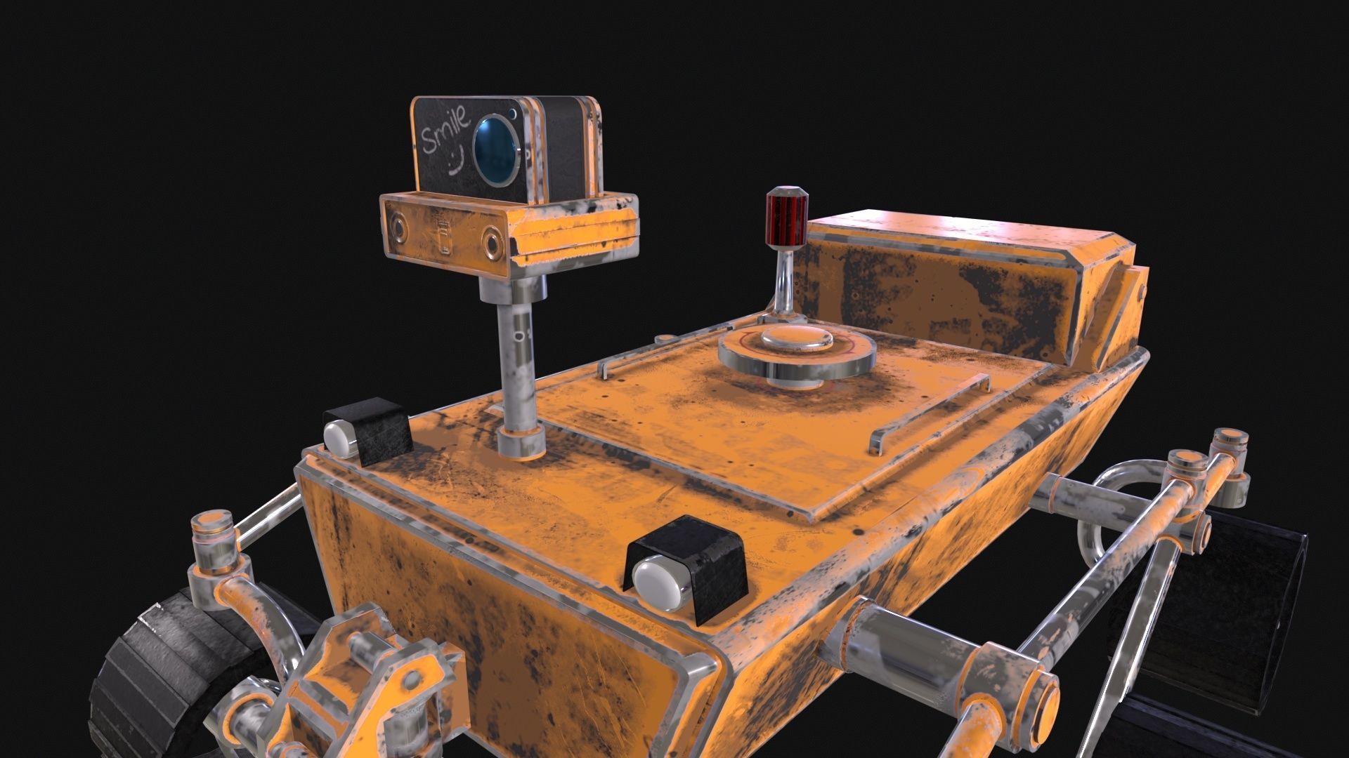 Mars Rover 4 in 1 3D model_8
