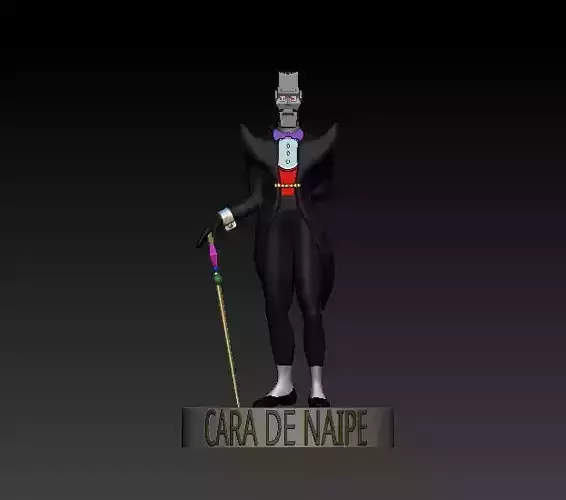 CARA DE NAIPE - POKERFACE 3D print model
