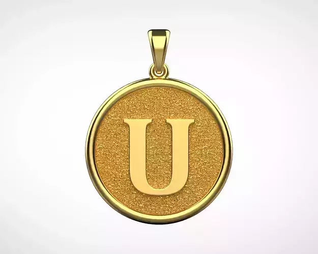 Pendant Letter U N54