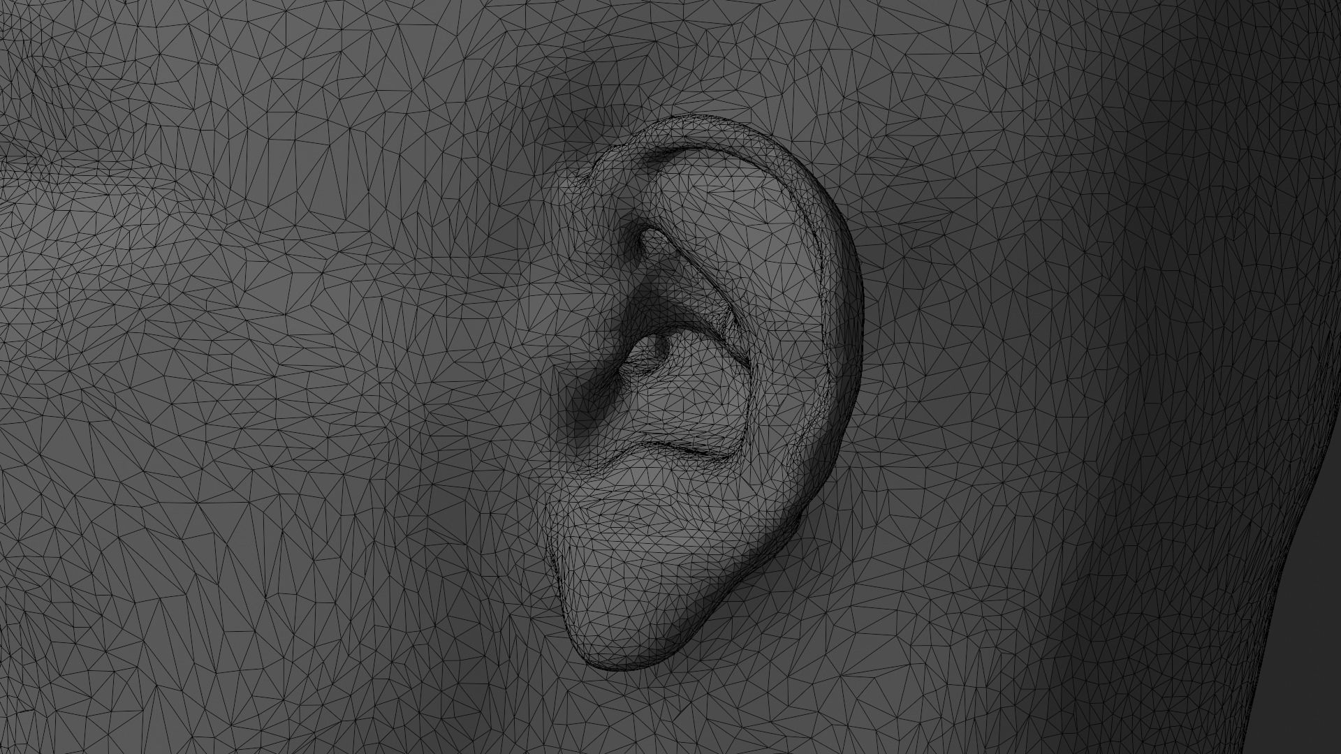 Human Male Head for 3D Printing 2022 Free 3D print model_7