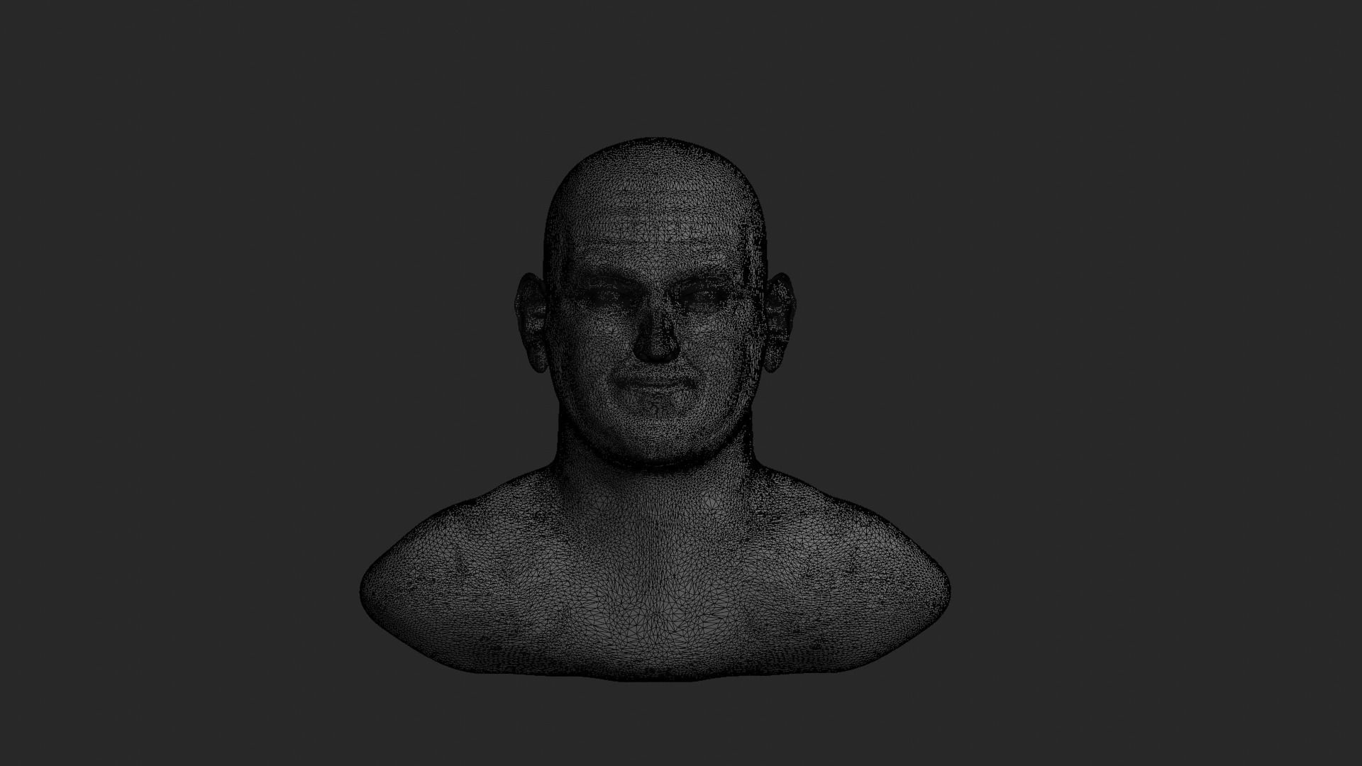 Human Male Head for 3D Printing 2022 Free 3D print model_5