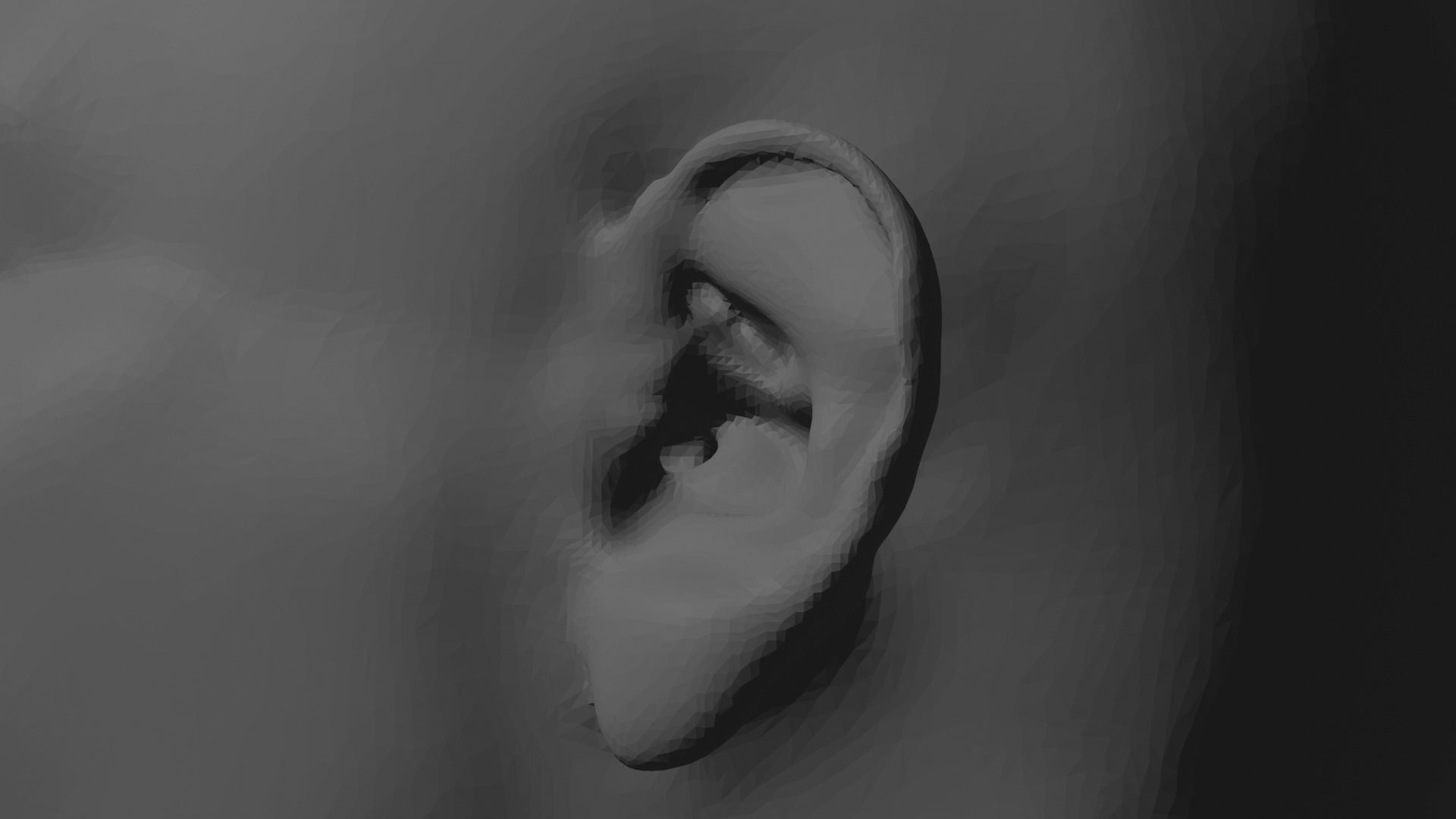 Human Male Head for 3D Printing 2022 Free 3D print model_4