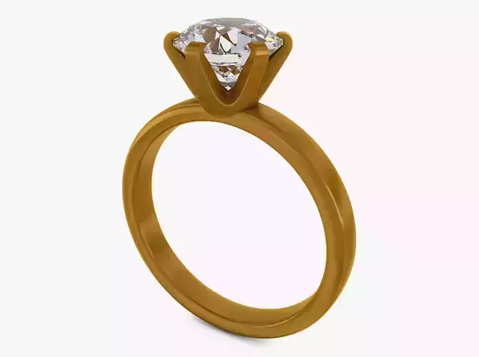 Diamond Gold Ring v 1