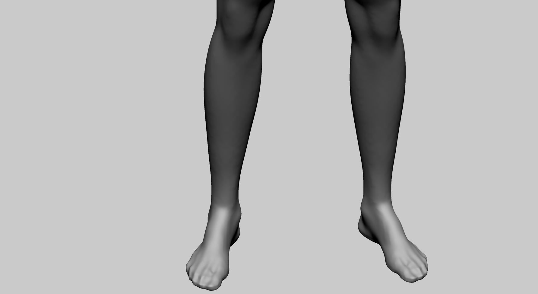 Stylized Female Anatomy B 3D model_14