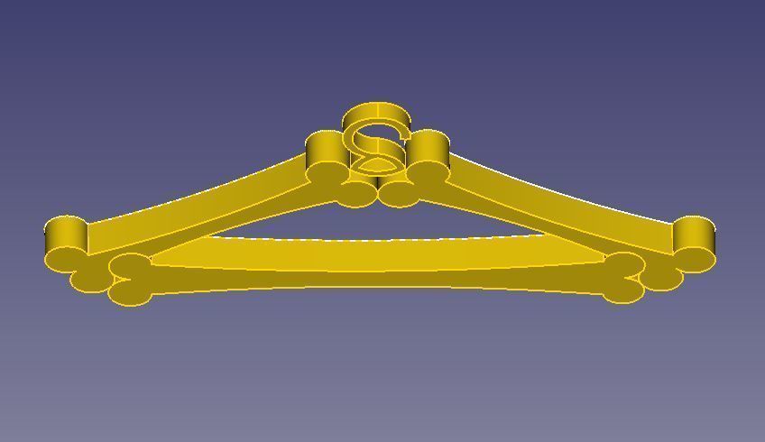 Hanger clothes Free 3D print model_1