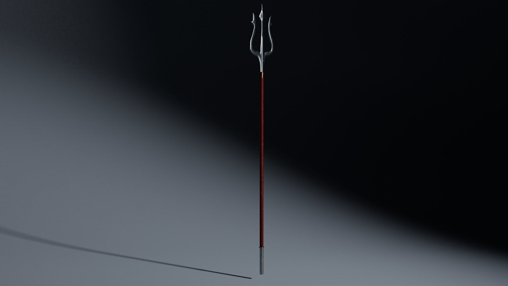 Dangpa Trident 4k textures included Low-poly 3D model_4