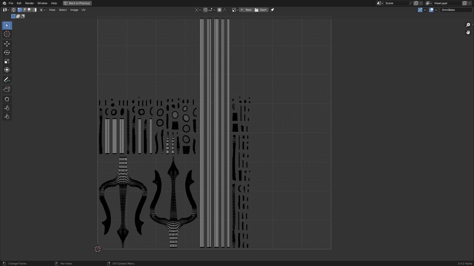 Dangpa Trident 4k textures included Low-poly 3D model_9