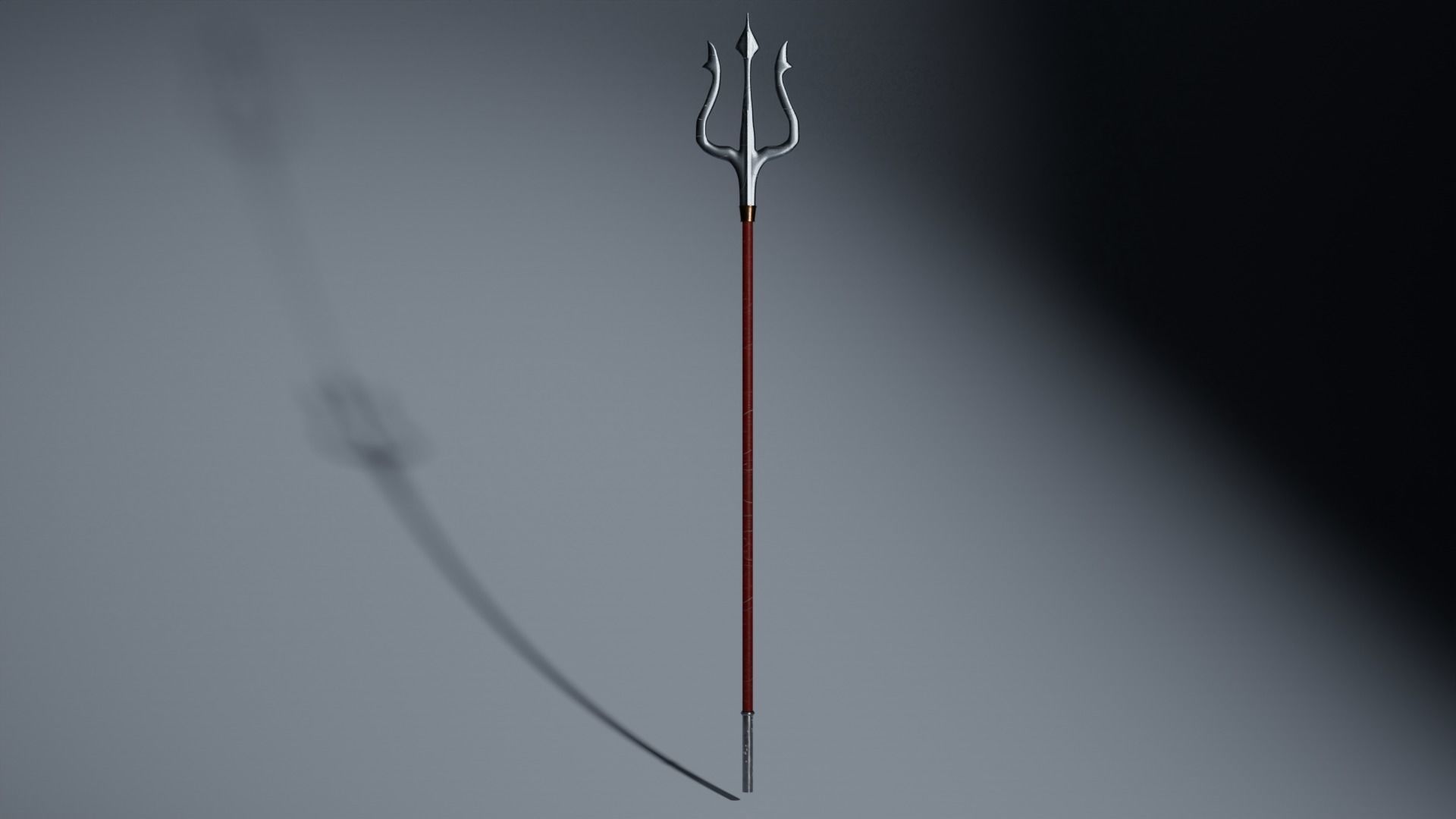 Dangpa Trident 4k textures included Low-poly 3D model_3