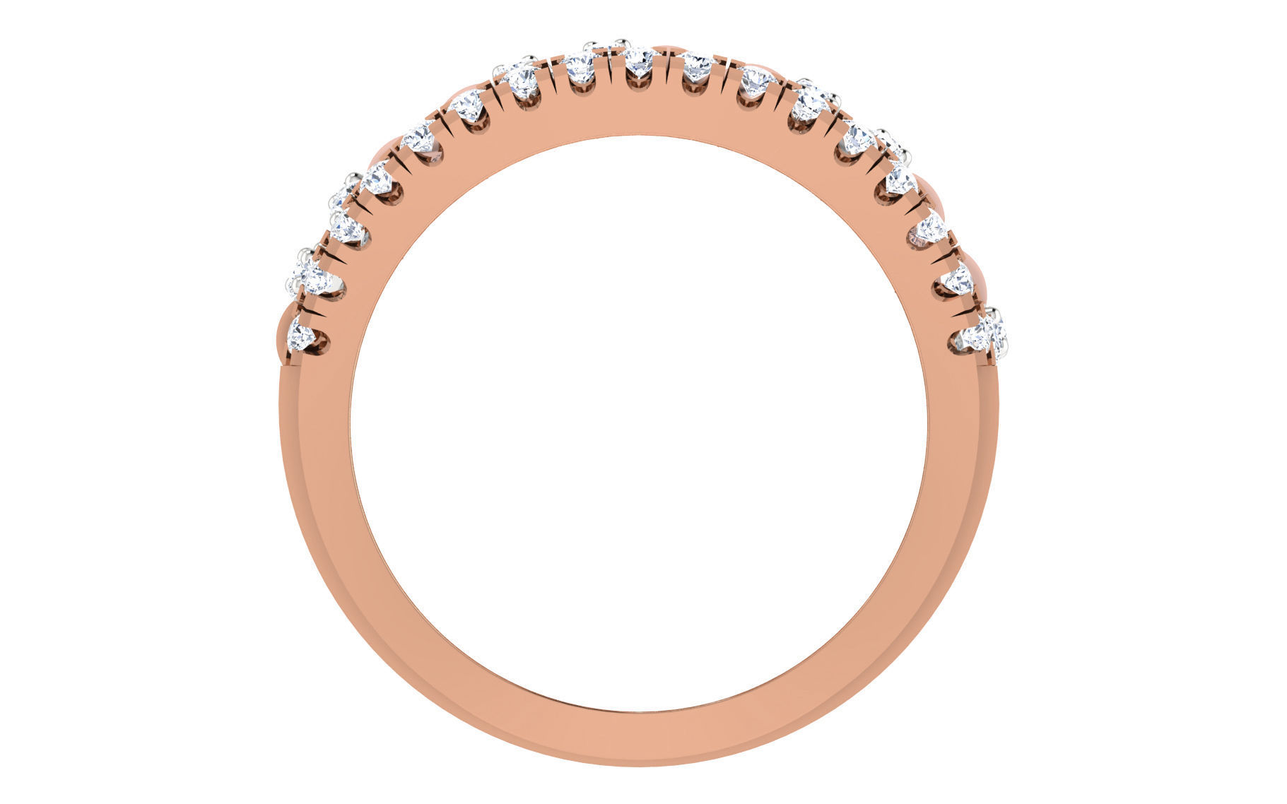 Women Cocktail Ring 3dm stl render details 3D print model_2