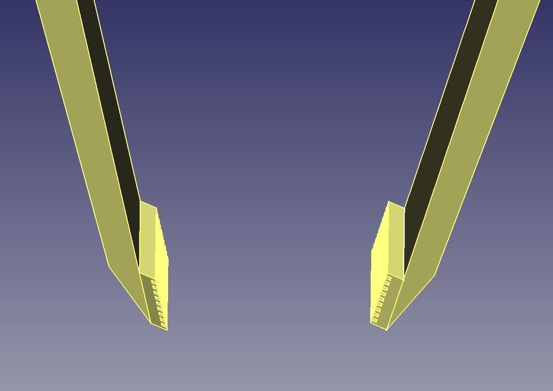 Tweezers pair of scissors Free 3D print model_2