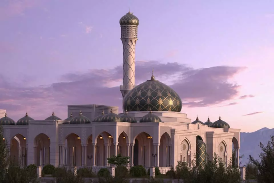 Asian Building 3D model_0