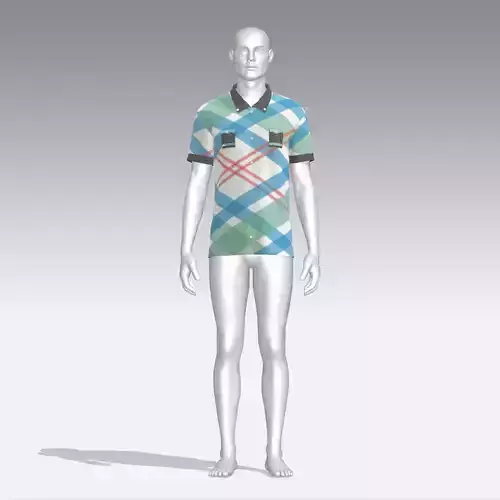 Shirt mannequin wearing plaid