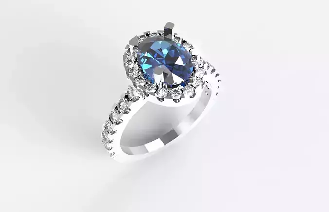 Sapphire solitaire 