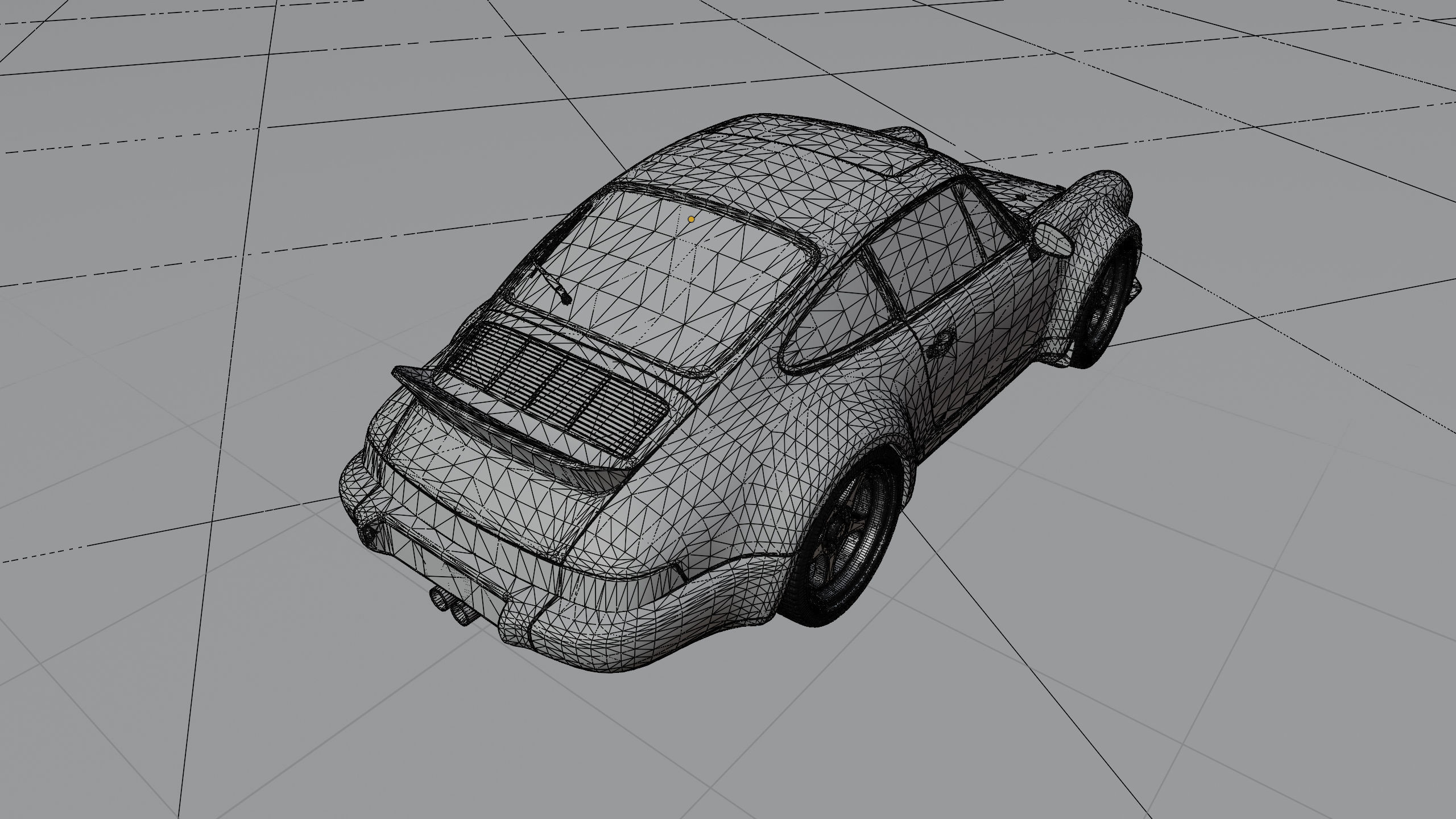 Porsche 964 Racing  Low-poly 3D model_16