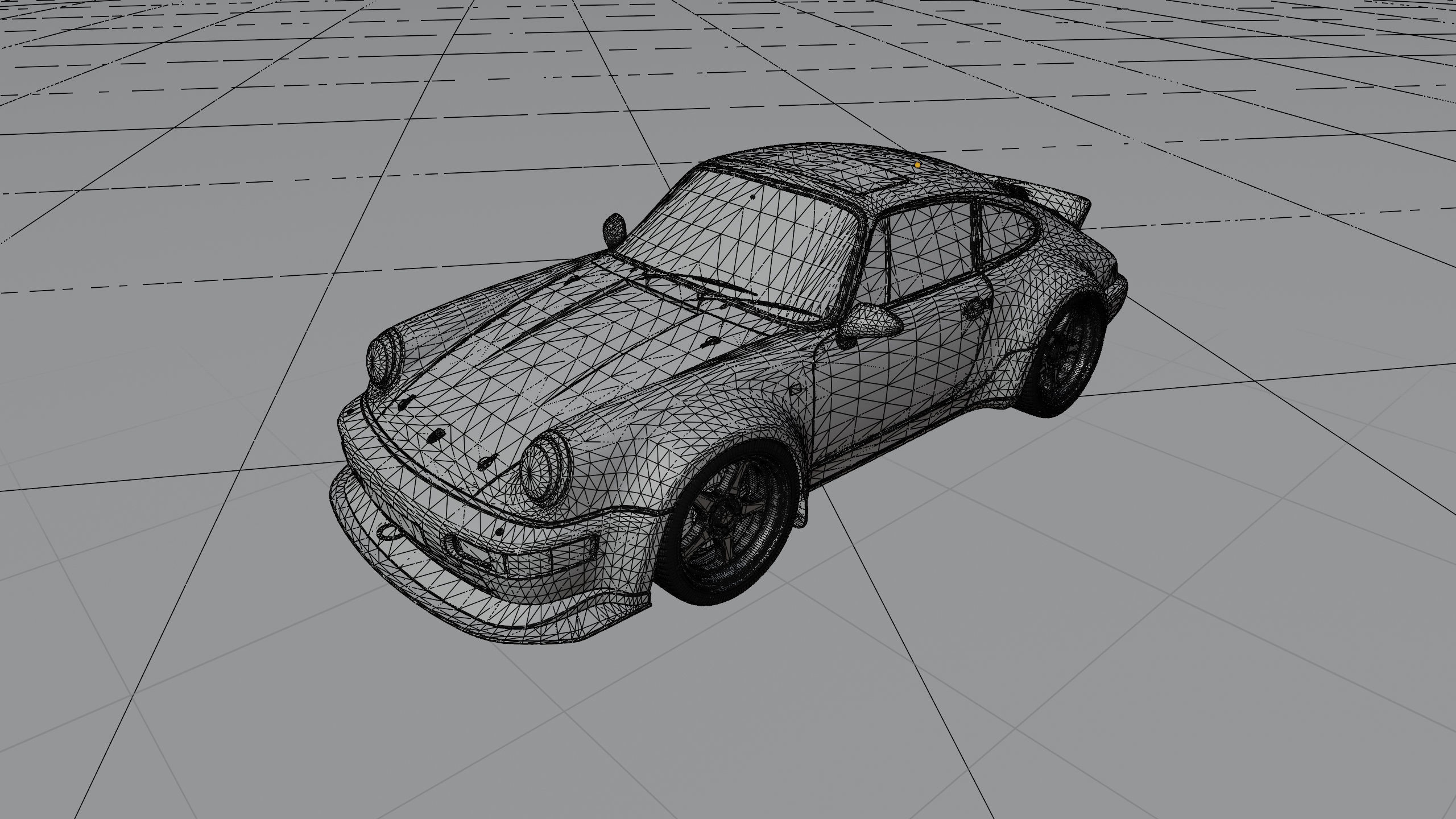 Porsche 964 Racing  Low-poly 3D model_15