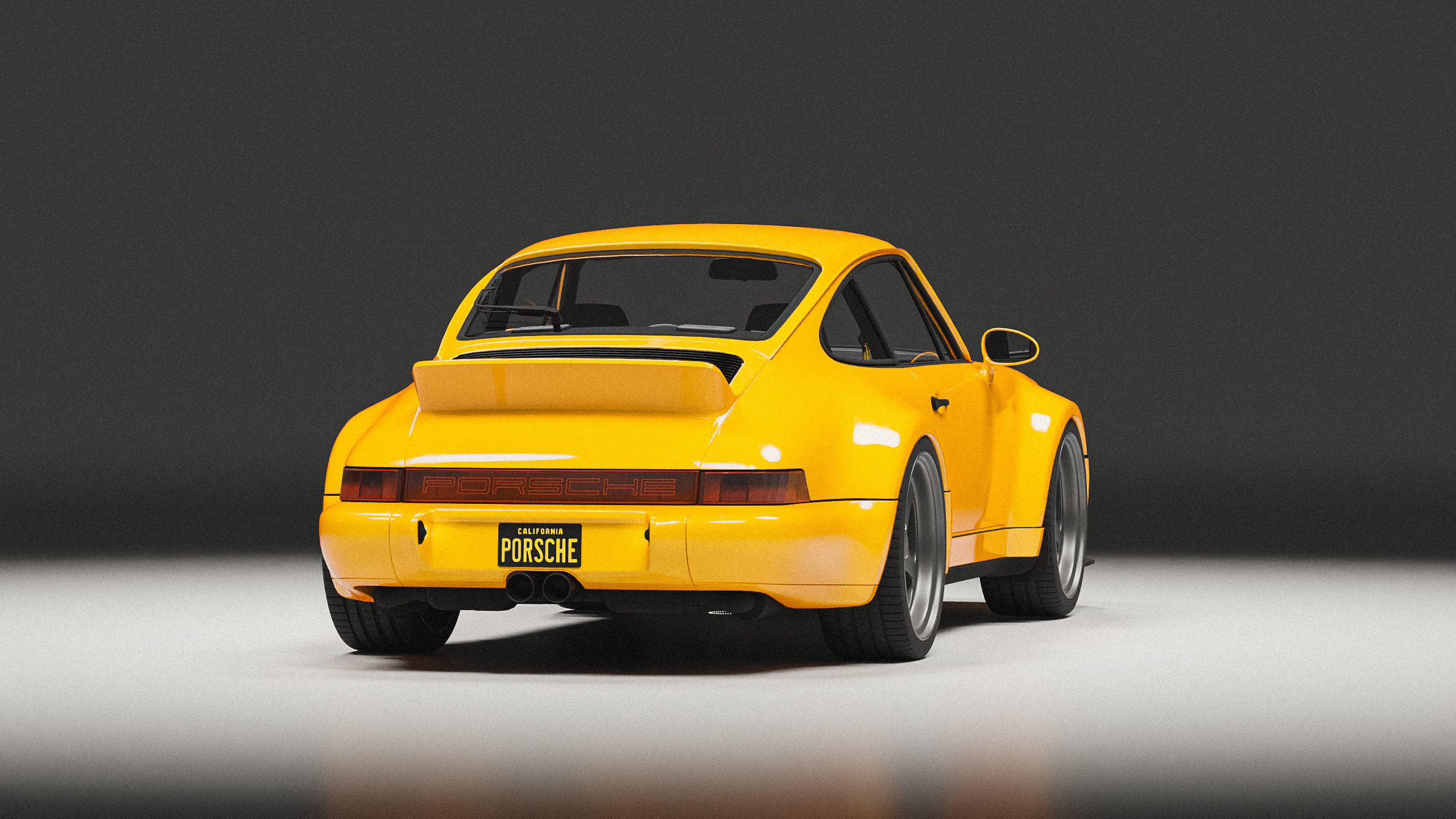 Porsche 964 Racing  Low-poly 3D model_5