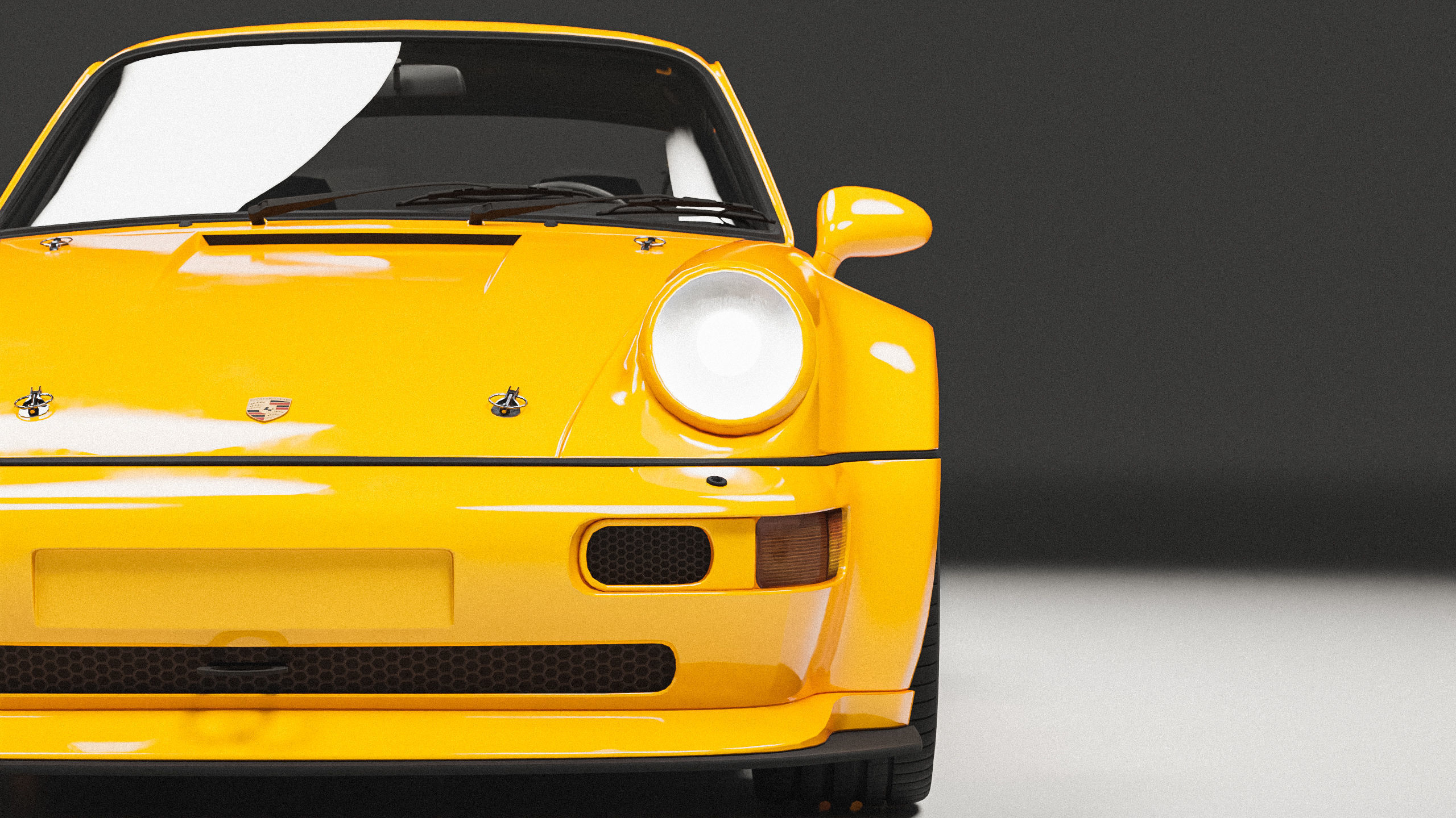 Porsche 964 Racing  Low-poly 3D model_10