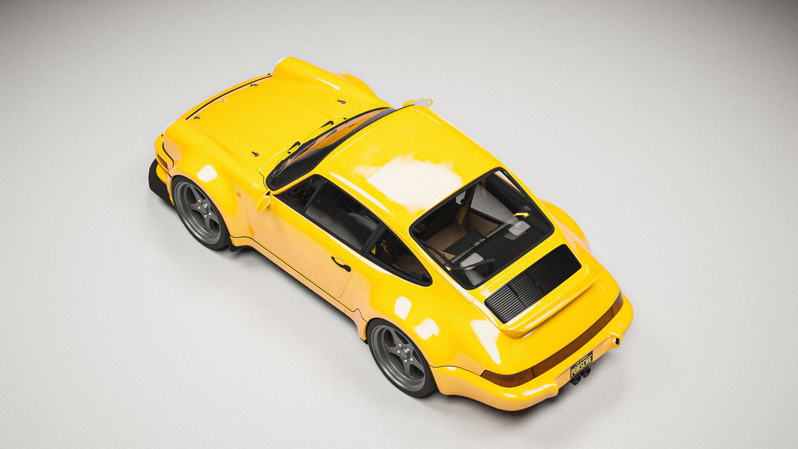 Porsche 964 Racing  Low-poly 3D model_11