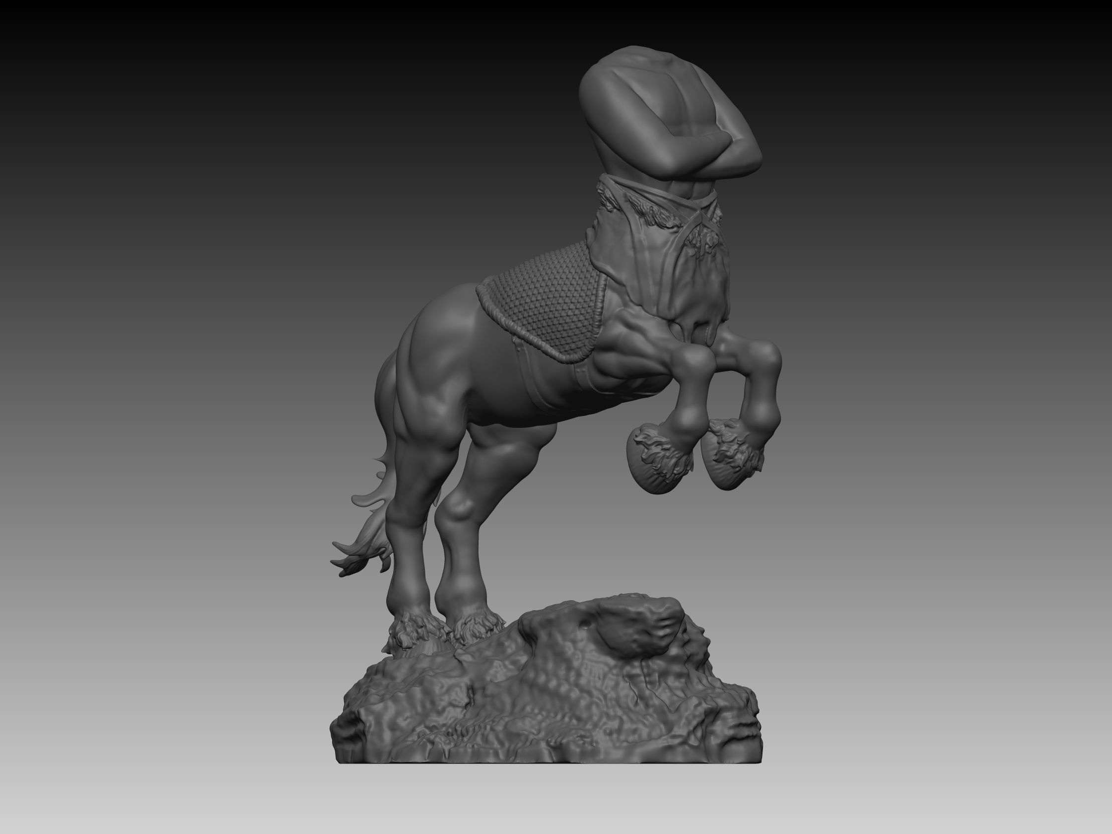 Centaur Horseman 3D print model_1