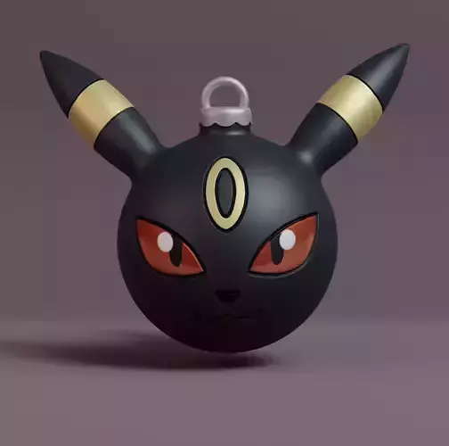 Pokemon - Christmas Ornament Umbreon 3D print model