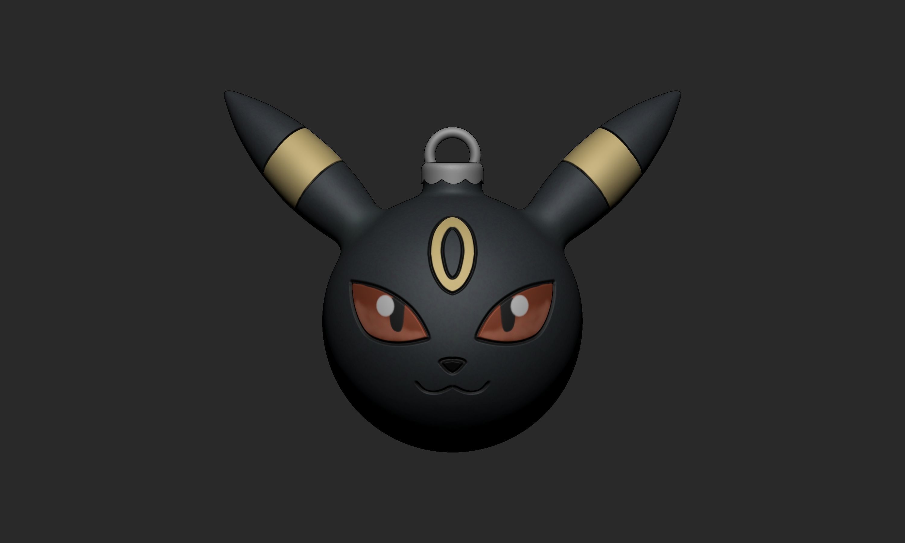 Pokemon - Christmas Ornament Umbreon 3D print model_1