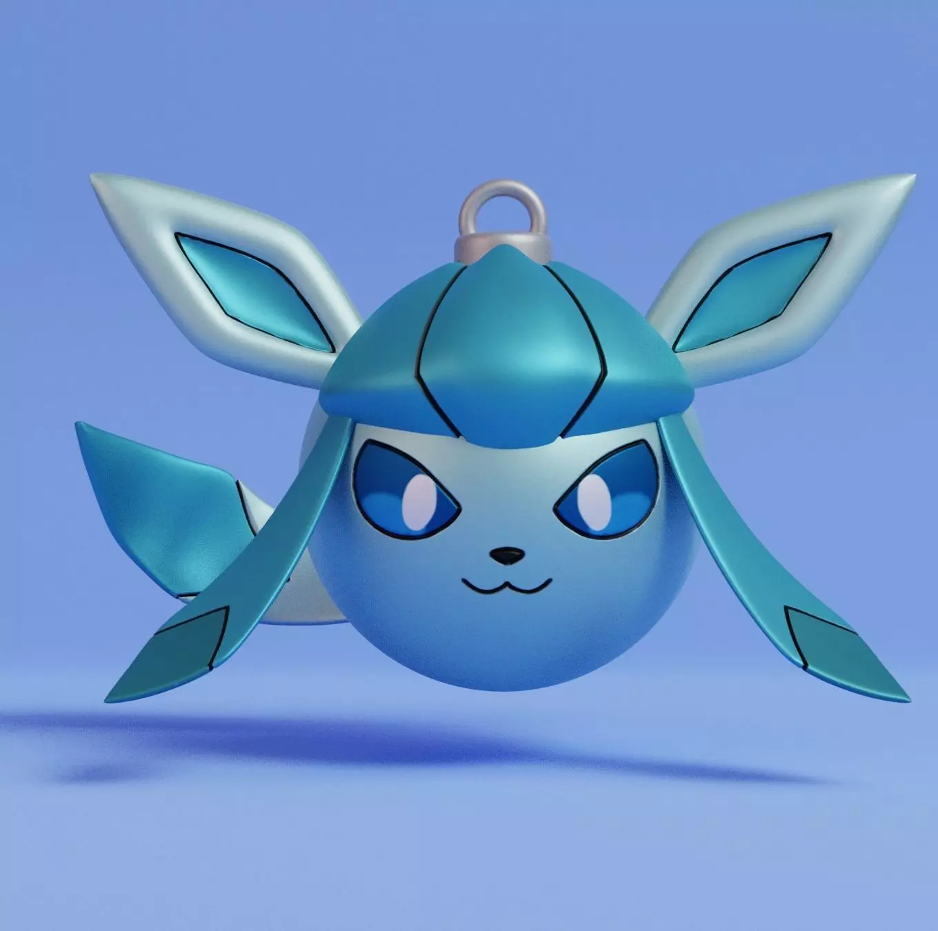 Pokemon - Christmas Ornament Glaceon 3D print model_0