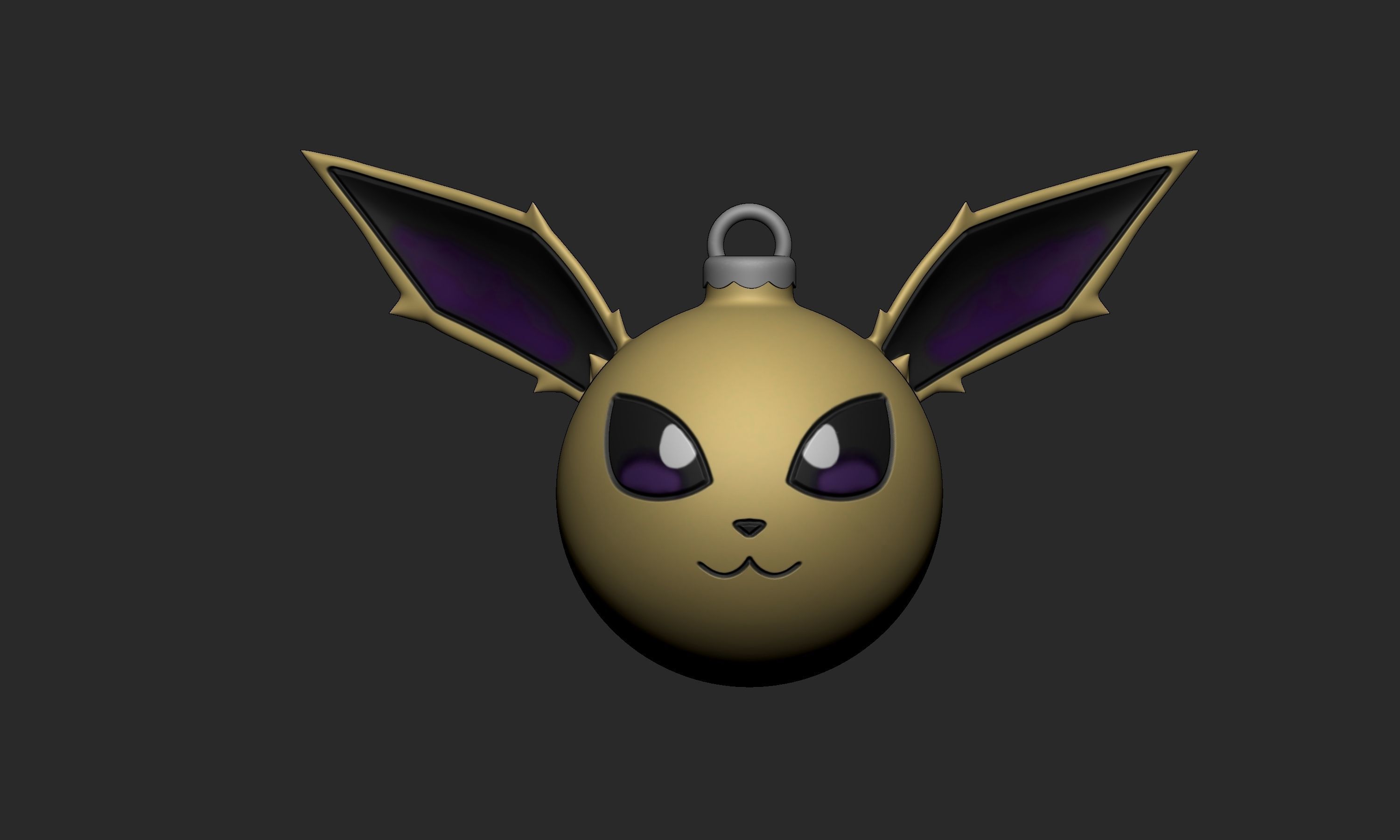 Pokemon - Christmas Ornament Jolteon 3D print model_1