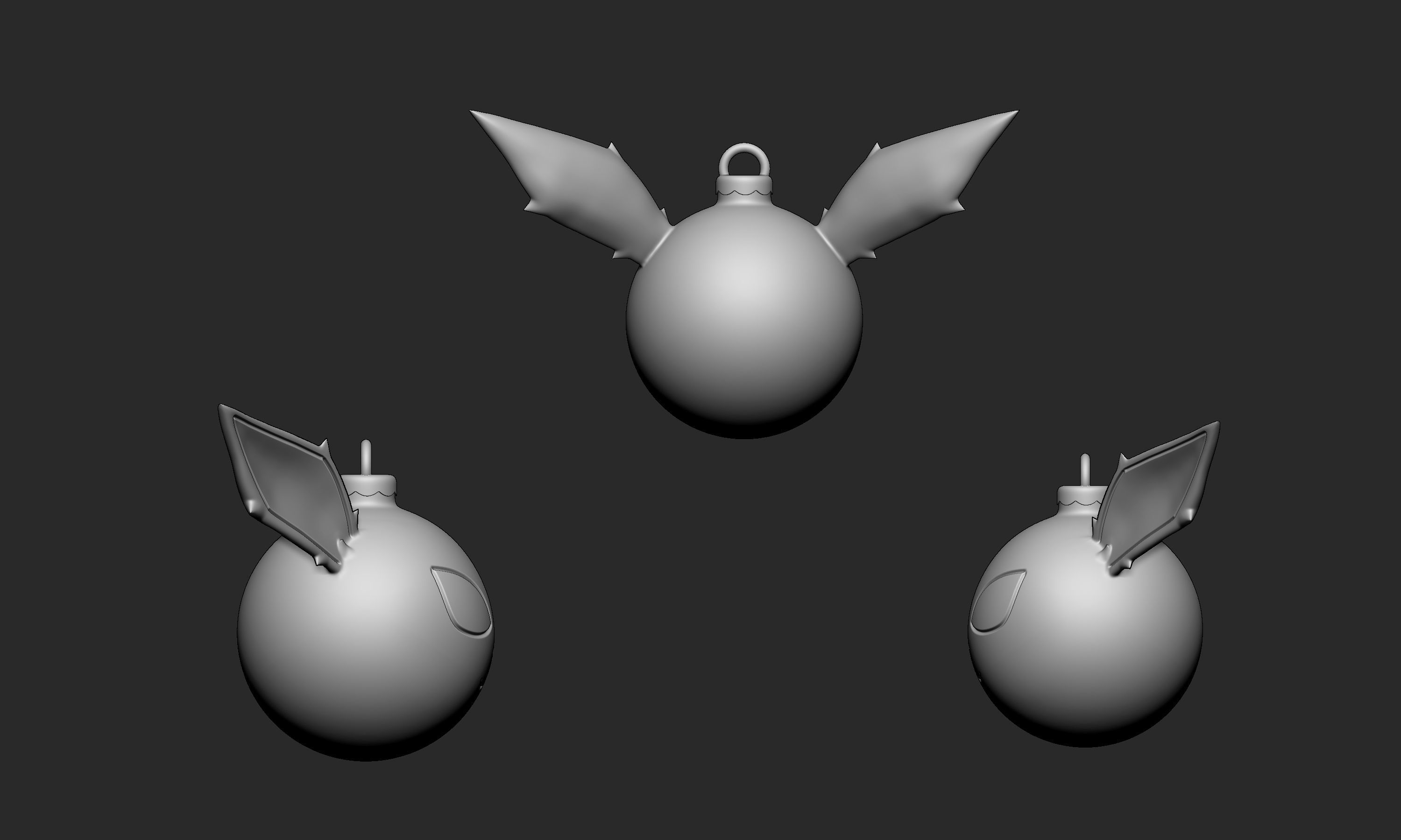 Pokemon - Christmas Ornament Jolteon 3D print model_6