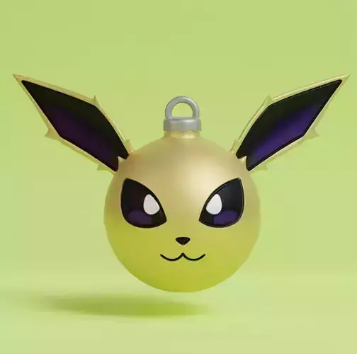 Pokemon - Christmas Ornament Jolteon 3D print model
