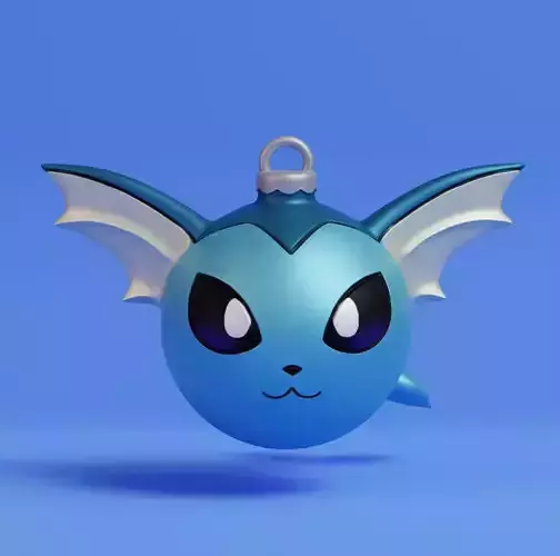 Pokemon - Christmas Ornament Vaporeon  3D print model