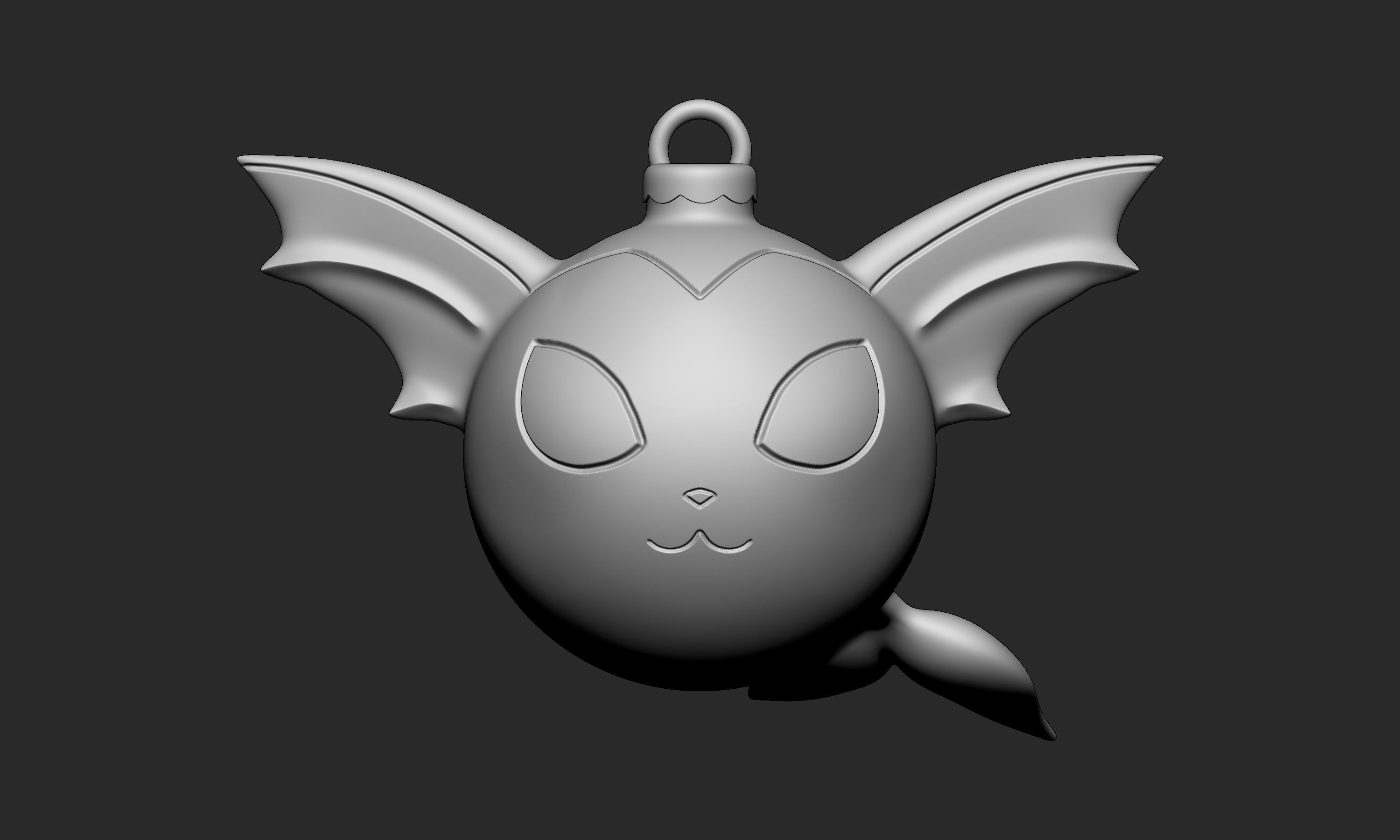 Pokemon - Christmas Ornament Vaporeon  3D print model_4