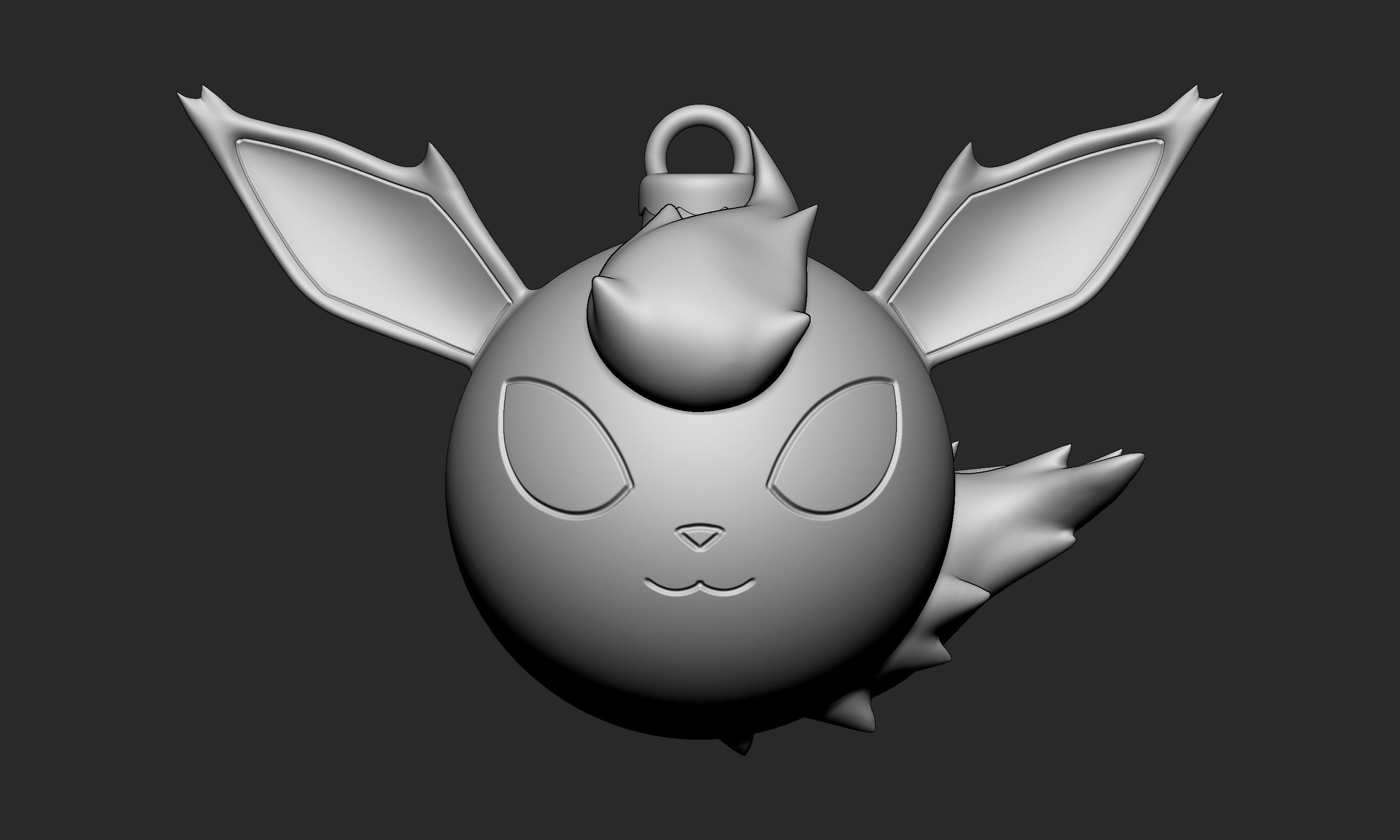 Pokemon - Christmas Ornament Flareon 3D print model_4