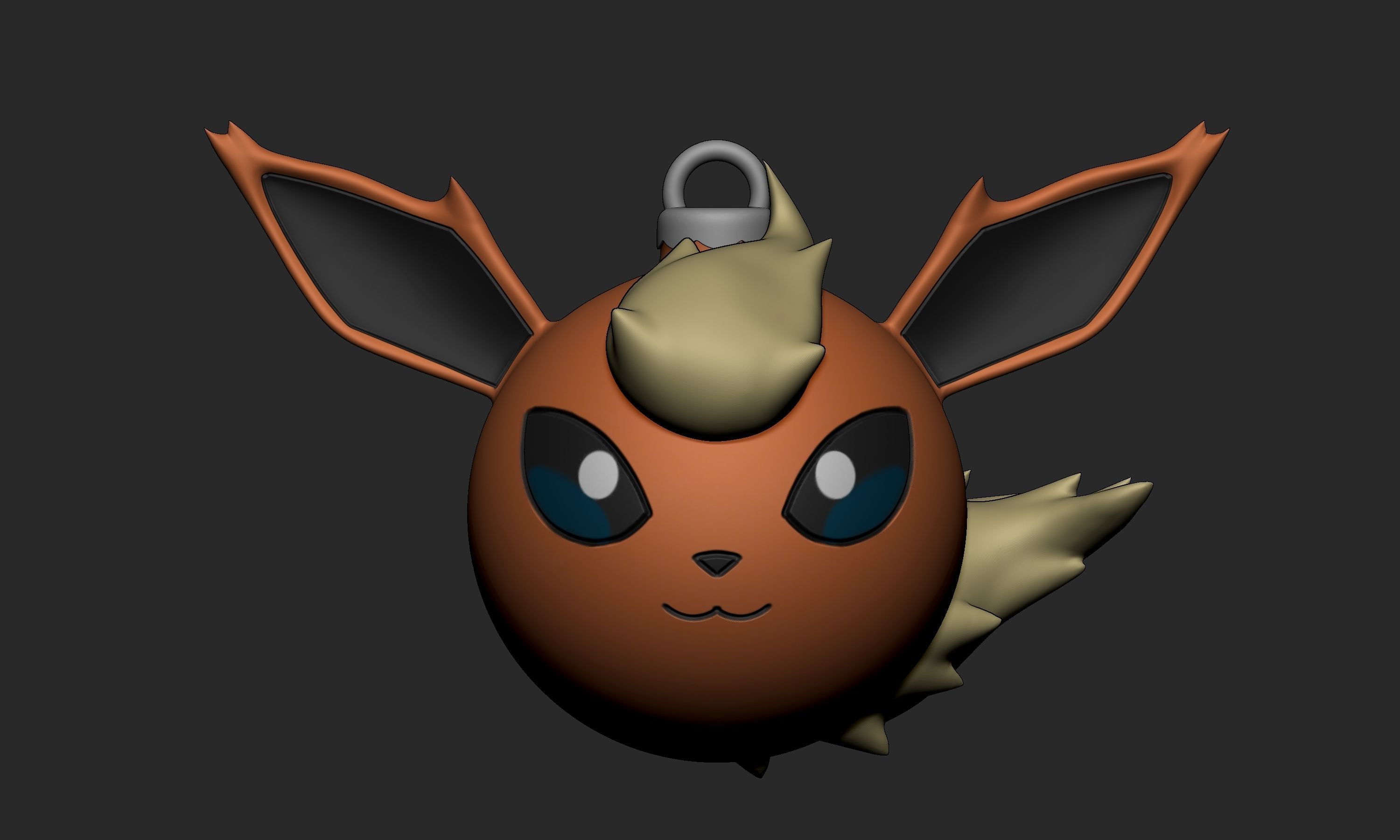 Pokemon - Christmas Ornament Flareon 3D print model_1