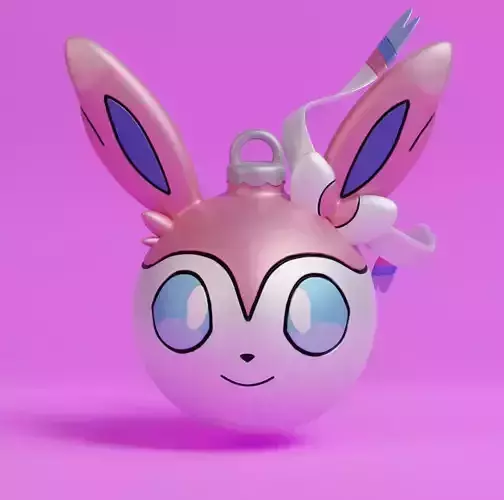 Pokemon - Christmas Ornament Sylveon 3D print model