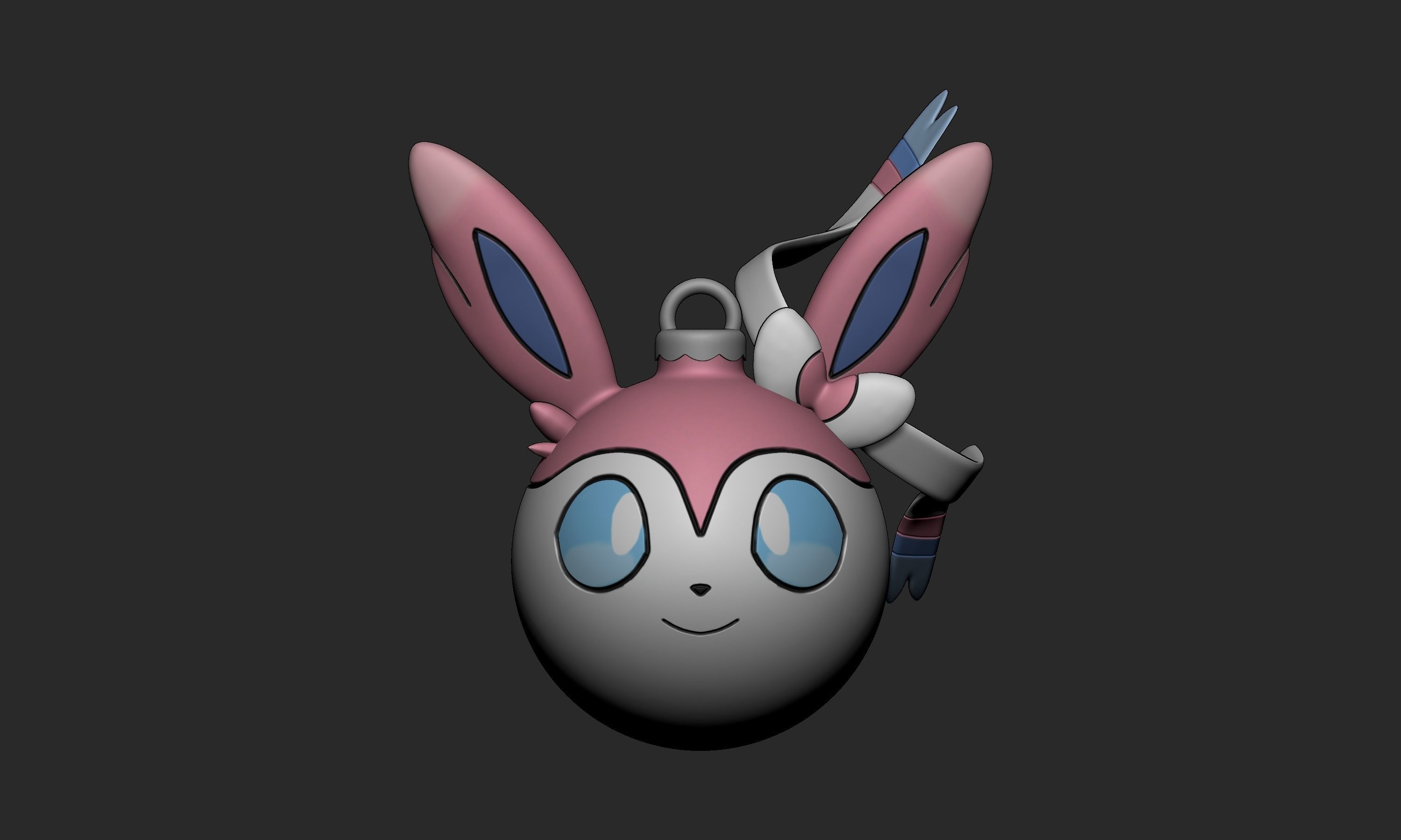 Pokemon - Christmas Ornament Sylveon 3D print model_1
