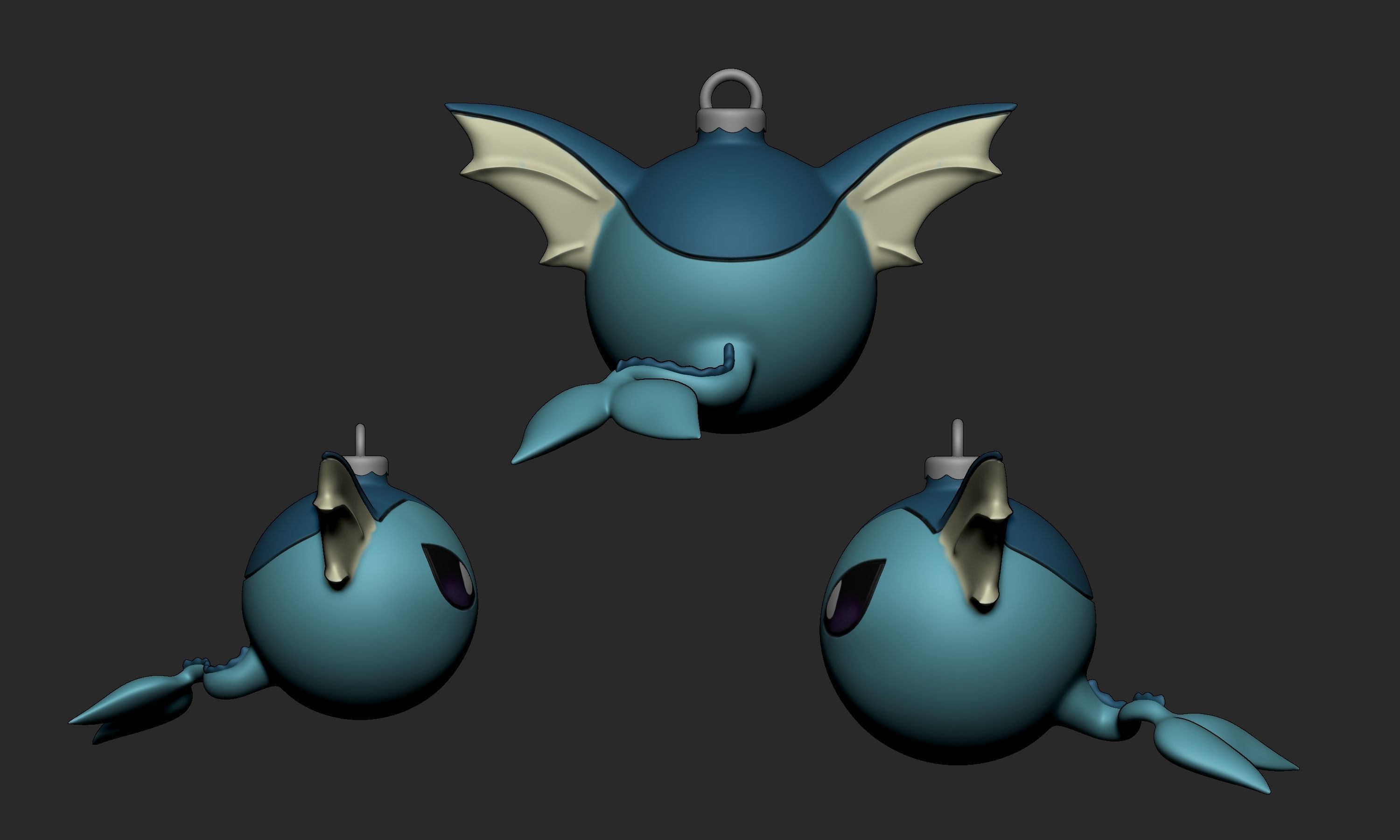 Pokemon - Christmas Ornament All Eeveelutions 3D print model_21